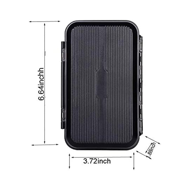 Aventik Waterproof Fly Box Two Sided Easy Grip Foam Light Weight Fishing Tackle Box Large Capacity(H19MB) - Image 2